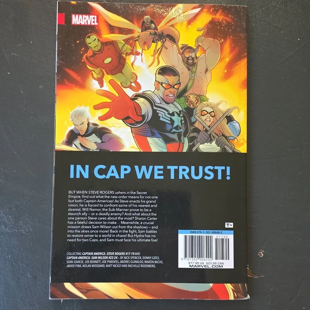 Captain America Secret Empire Vol 1 TPB Marvel Comics Graphic Novel